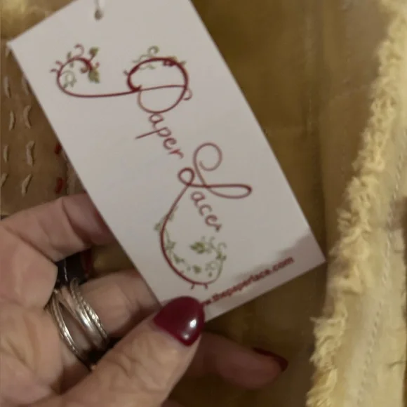 Paper Lace Yellow light weight denim - Picture 2 of 13